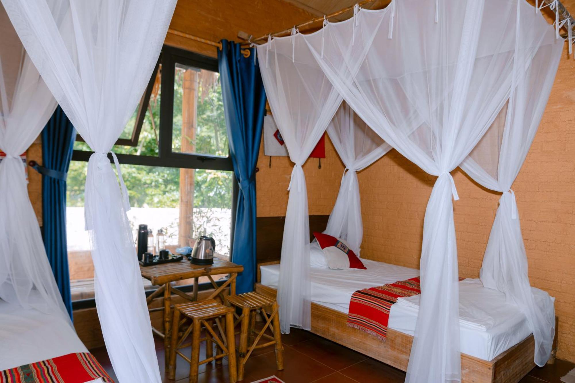 Pu Luong Homestay & Tours Huong Ba Thuoc Екстер'єр фото