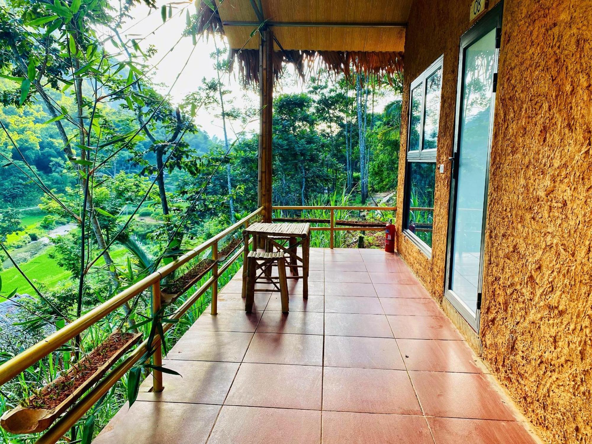 Pu Luong Homestay & Tours Huong Ba Thuoc Екстер'єр фото