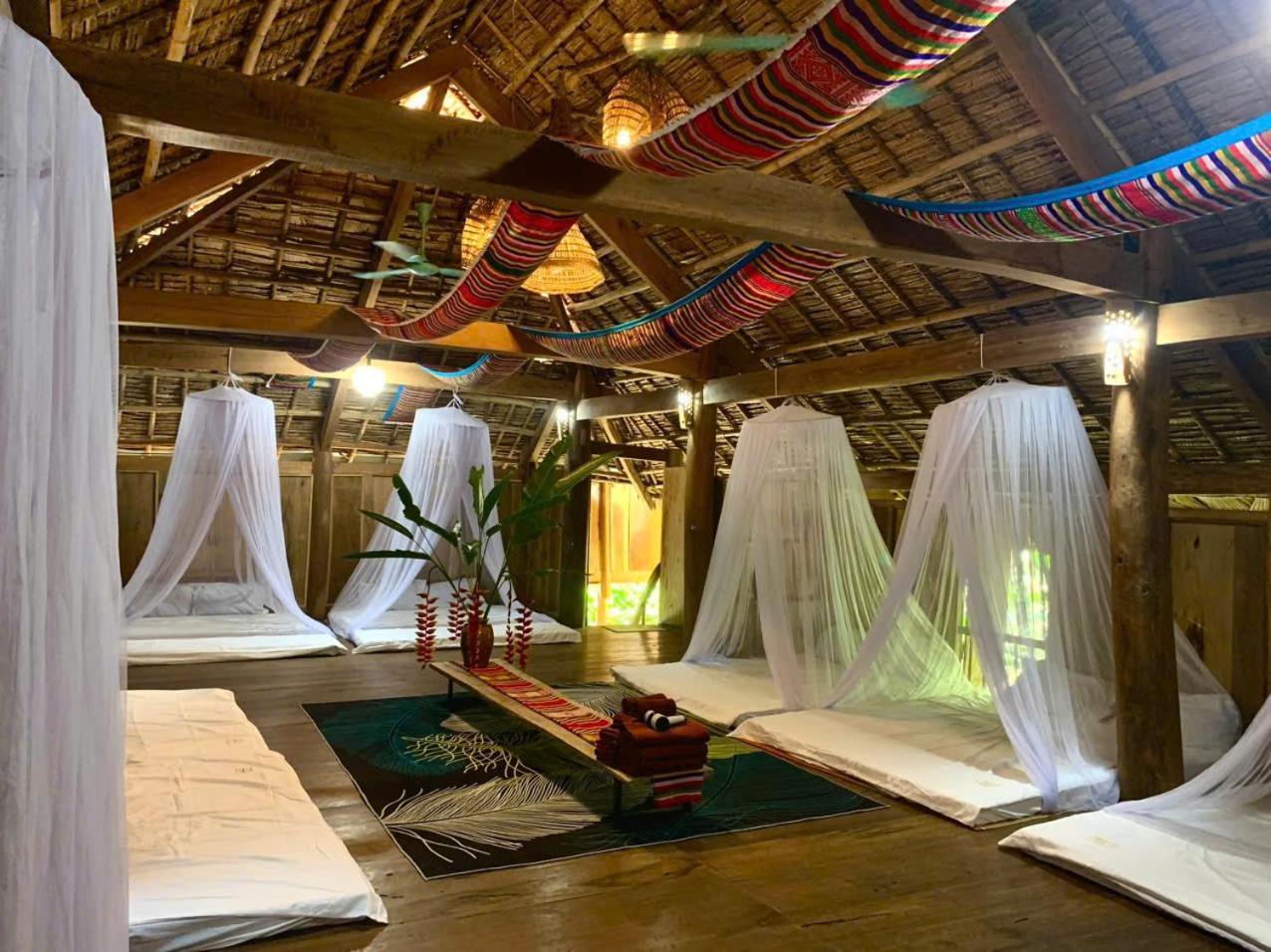 Pu Luong Homestay & Tours Huong Ba Thuoc Екстер'єр фото