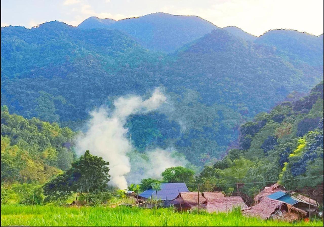 Pu Luong Homestay & Tours Huong Ba Thuoc Екстер'єр фото
